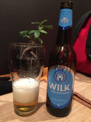 beer at Edamame Vegan Sushi in Warsaw