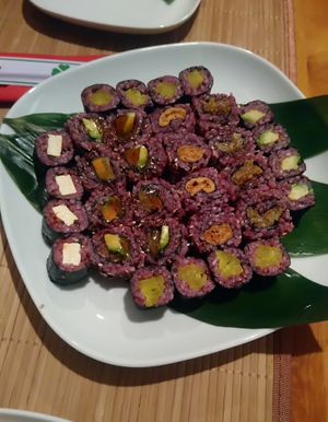 2 sets at Edamame Vegan Sushi in Warsaw