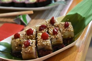 Special maki at Edamame Vegan Sushi in Warsaw