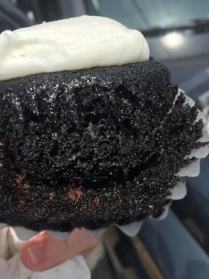 Chocolate Vegan Cupcake w/ Vanilla icing at Lancaster Cupcake in Lancaster