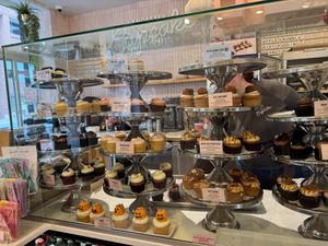display, vegan top left at Lancaster Cupcake in Lancaster