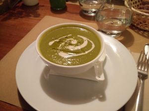 Supergreen Soup at Compost in Mallorca