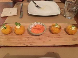 Arancini at Compost in Mallorca