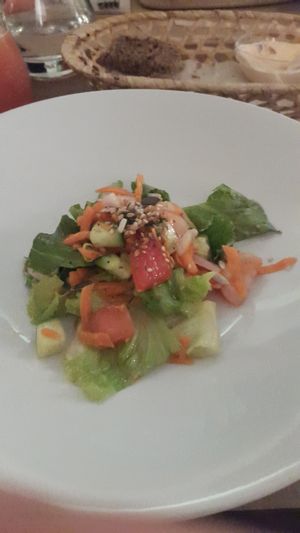 Starter salade at Compost in Mallorca