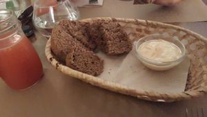 Bread basket at Compost in Mallorca