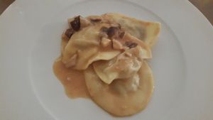 Ravioli  at Compost in Mallorca