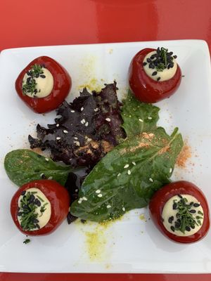 Pimentones Rellenos = most delightful appetizer   at Epif in Portland