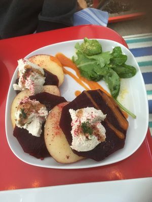 Beets and cheeze at Epif in Portland