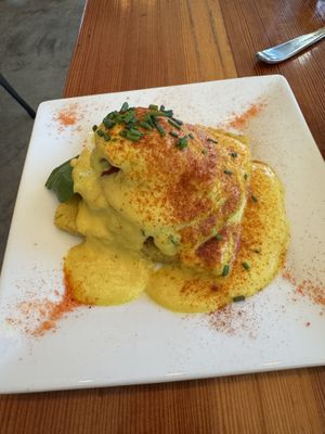 Polenta Benedict   at Epif in Portland