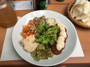 Falafel - Vegan at Vila das Rosas in Sao Paulo