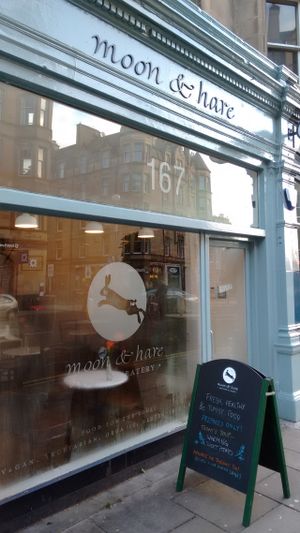 Shop front at Moon & Hare in Edinburgh
