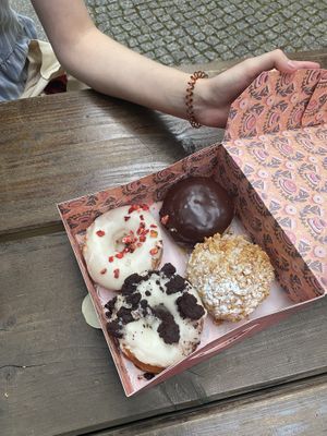 Four very tasty donuts just for 11€  at Brammibal's Donuts - Maybachufer in Berlin