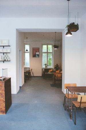 Plenty of space in the back to lounge at Brammibal's Donuts - Maybachufer in Berlin