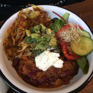 hash brown  at Brammibal's Donuts - Maybachufer in Berlin