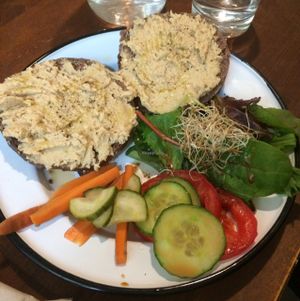 humus bagel at Brammibal's Donuts - Maybachufer in Berlin
