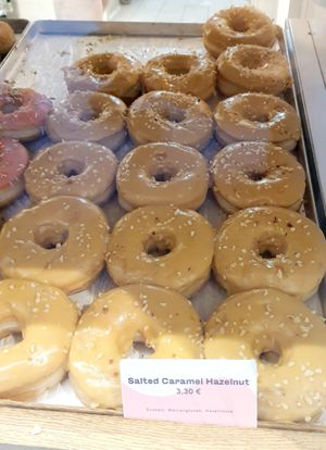 Salted Caramel #Veganuary at Brammibal's Donuts - Maybachufer in Berlin