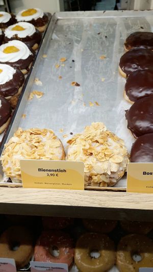 Bienenstich #Veganuary at Brammibal's Donuts - Maybachufer in Berlin