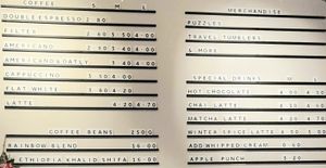 drinks menu  #Veganuary at Brammibal's Donuts - Maybachufer in Berlin