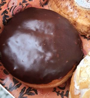 Donut "Boston Cream"Donut "Boston Cream" #Veganuary at Brammibal's Donuts - Maybachufer in Berlin