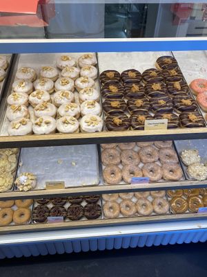 Doughnut selection  at Brammibal's Donuts - Maybachufer in Berlin