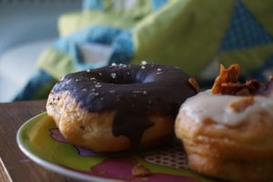 Chocolate donut at Brammibal's Donuts - Maybachufer in Berlin