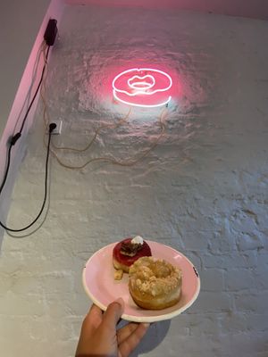 Pecan pie and apple crumble  at Brammibal's Donuts - Maybachufer in Berlin