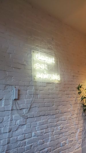 Donut eat animals ;) at Brammibal's Donuts - Maybachufer in Berlin