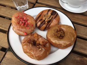 donut heaven at Brammibal's Donuts - Maybachufer in Berlin