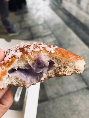 Blueberry cream centre  at Brammibal's Donuts - Maybachufer in Berlin