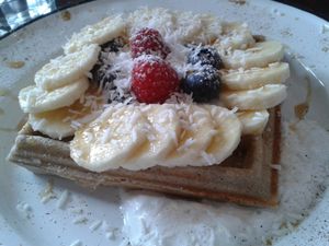 Gluten-free waffle at Brammibal's Donuts - Maybachufer in Berlin
