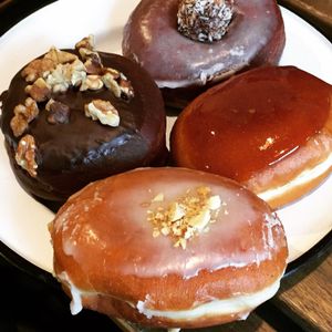   Creme brûlée & baileys donut   at Brammibal's Donuts - Maybachufer in Berlin