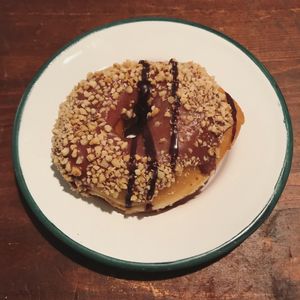 Nougat donut at Brammibal's Donuts - Maybachufer in Berlin