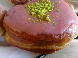 rhubarb-strawberry at Brammibal's Donuts - Maybachufer in Berlin