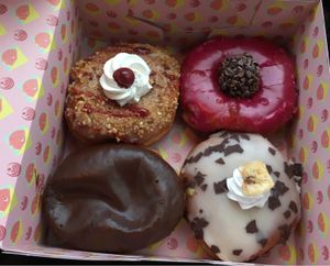 everytime again: amazing choices!!  at Brammibal's Donuts - Maybachufer in Berlin
