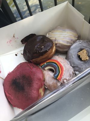 Pride donut❣️ at Brammibal's Donuts - Maybachufer in Berlin