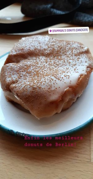 Pumpkin donut at Brammibal's Donuts - Maybachufer in Berlin
