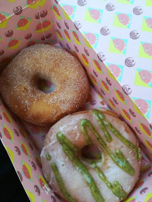 Cinnamon and Lime Basil at Brammibal's Donuts - Maybachufer in Berlin