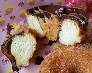 Chocolate peanut fudge at Brammibal's Donuts - Maybachufer in Berlin