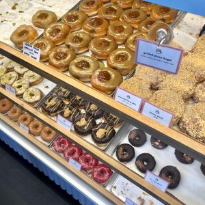 Large variety at Brammibal's Donuts - Maybachufer in Berlin