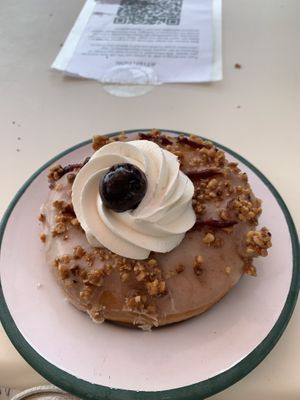 Traditional German donut  at Brammibal's Donuts - Maybachufer in Berlin