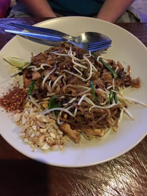 best pad thai that I ate on my entire trip to Thailand. at Mayomwhan Nat's Kitchen in Koh Lanta