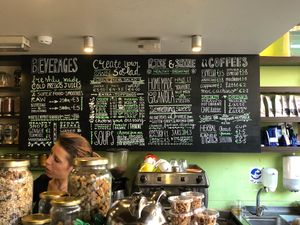 Menu at Pure in Sliema