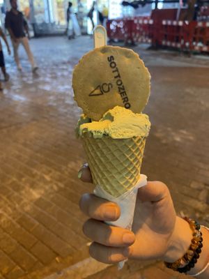Pistachio   at SottoZero The Gelato Factory in Bugibba