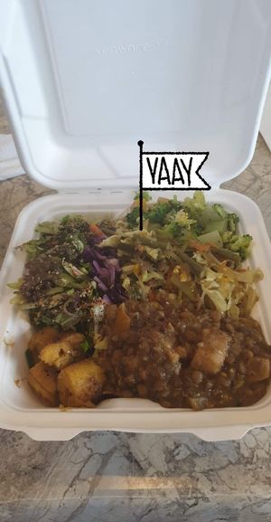 Scrumptious lunch at The Green Lime Eco-Cafe and Juice Bar in Bridgetown