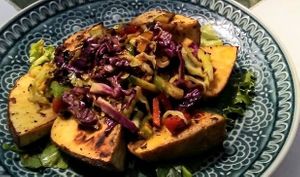 The BreadFruit Swirl at The Green Lime Eco-Cafe and Juice Bar in Bridgetown