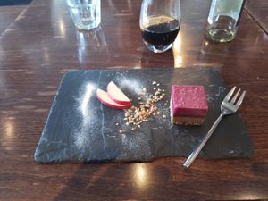 Raw cake at Samses in Zurich