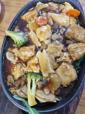 Hotplate beancurd non spicy vegan (medium) at Ru Lai 如来斋 in Central Singapore