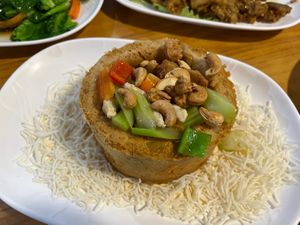 Yam ring 7/10 not nice  at Ru Lai 如来斋 in Central Singapore