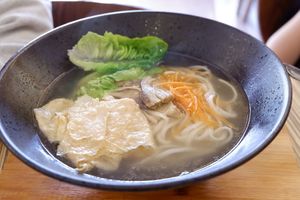 Ramen Soup. at Lutan 21 滷談21蔬食藥膳養生館 in Malacca