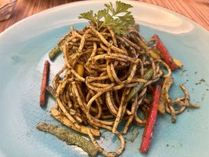 Pesto pasta   at Lutan 21 滷談21蔬食藥膳養生館 in Malacca